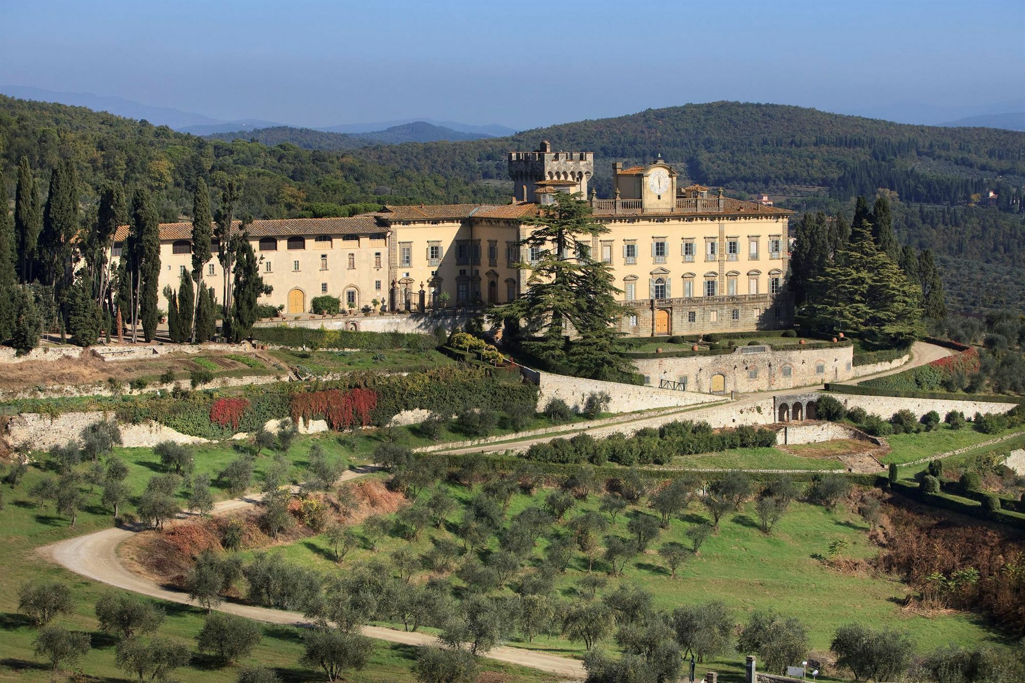 Torre A Cona Wine Estate Hotel San Donato in Collina Eksteriør billede